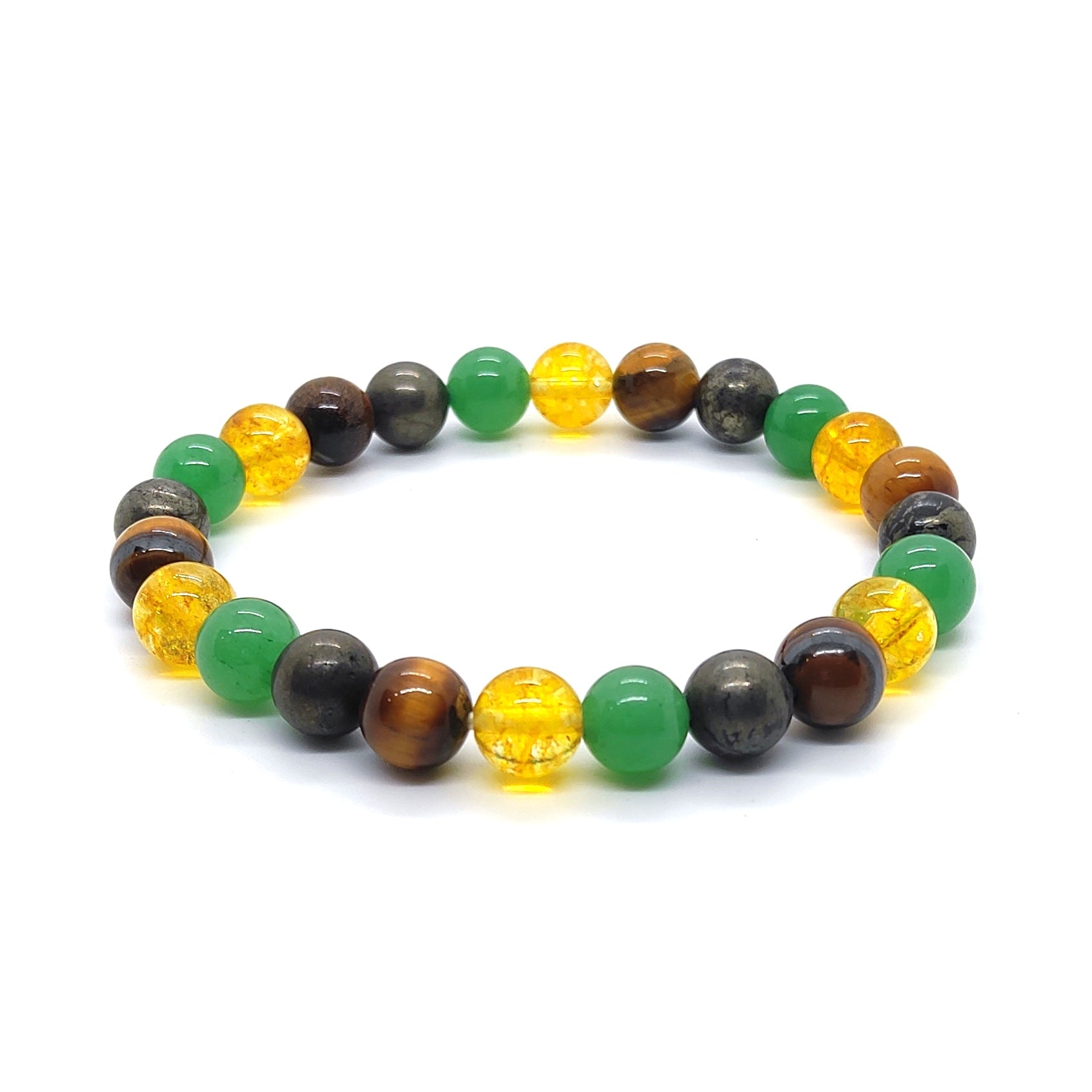 Money Magnet Natural With Certified Stone Beads Bracelet